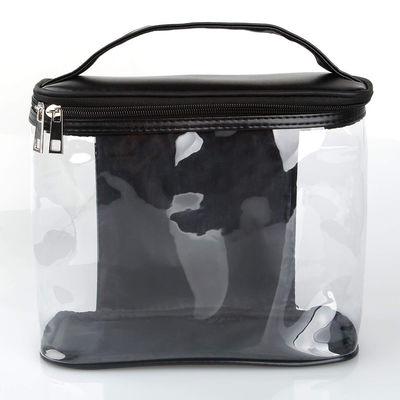 防水旅行のための携帯用ポリ塩化ビニールの透明な洗面用品袋