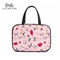 女の子のための卸し売り注文の大容量のかわいいピンクの構造の化粧品袋